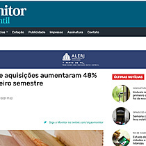 Fuses e aquisies aumentaram 48% no primeiro semestre
